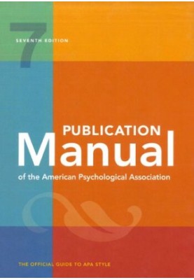 Publication Manual of the American Psychological Association
