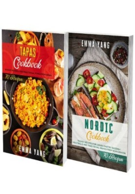 Vegetarian Mediterranean And Nordic Cookbook: 2 Books In 1: 150 Recipes For Vegetarian Diet And Traditional Scandinavian Food