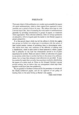 Collected papers of G.H. Hardy, including joint papers with J.E. Littlewood and others