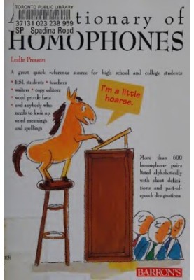 A Dictionary of Homophones