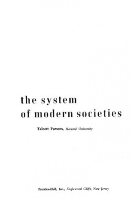 The System of Modern Societies