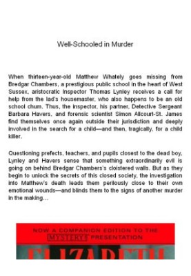 Well-Schooled in Murder