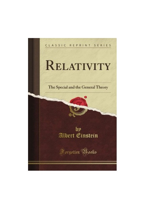 Relativity: The Special and the General Theory
