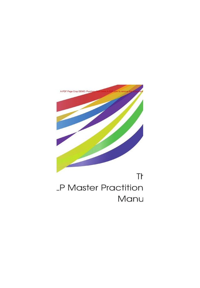 The NLP Master Practitioner Manual