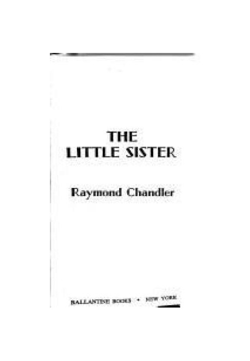 The Little Sister (Philip Marlowe, 05)