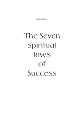 Applying the 7 laws of spiritual success: [workbook]