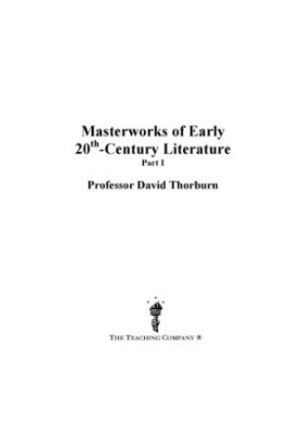 Masterworks of early 20th century literature
