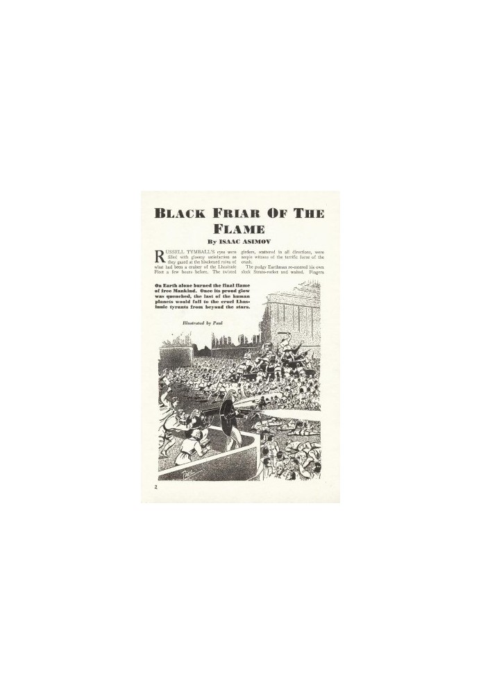 Black Friar Of the Flame