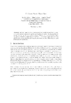 Groebner bases algorithm: an introduction