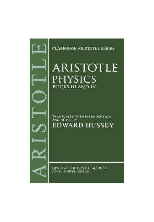 Physics: Books III and IV