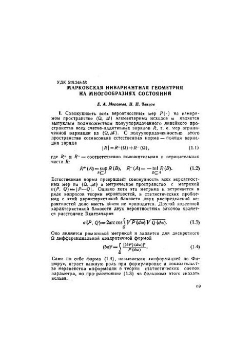 Markov invariant geometry on state manifolds