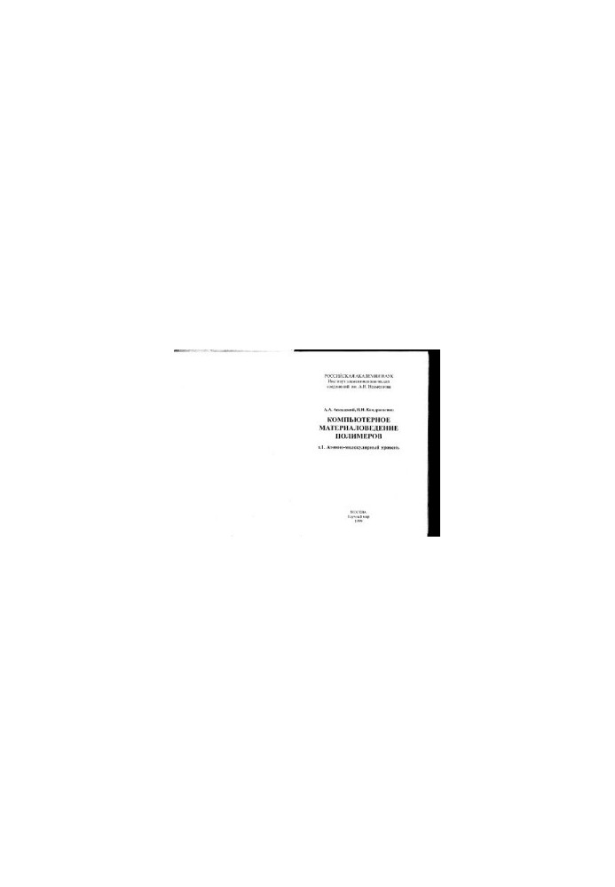 Computer material science of polymers