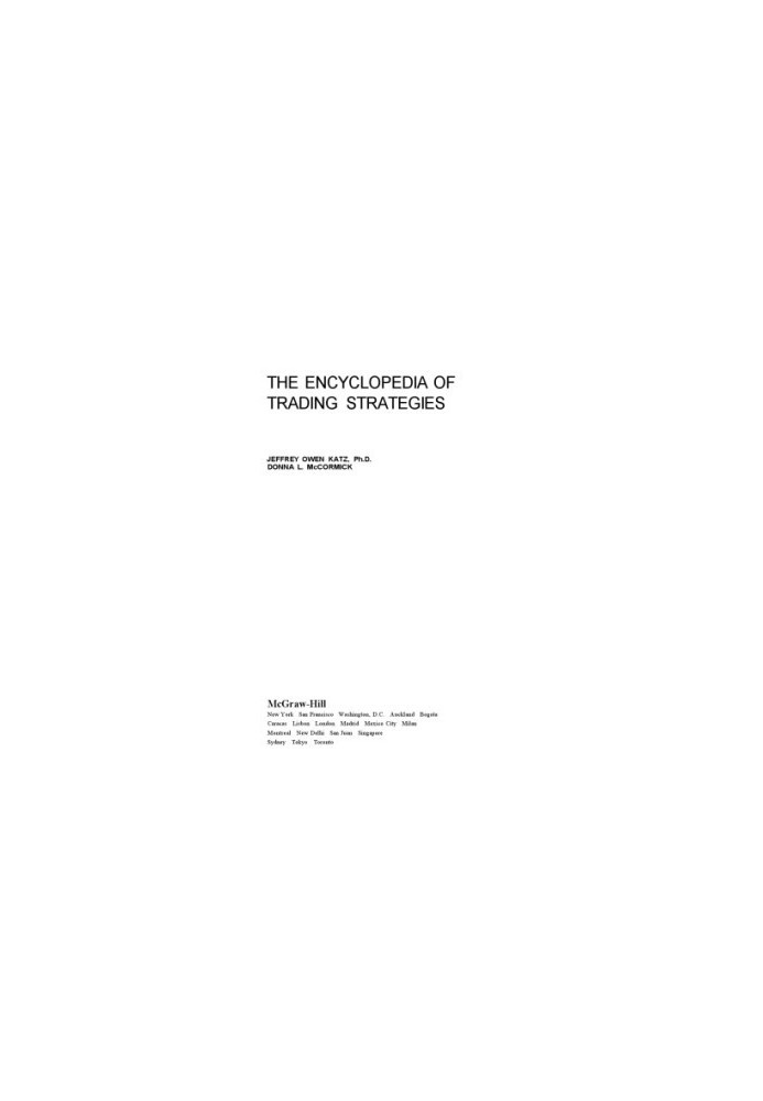 Encyclopedia of Trade Strategies
