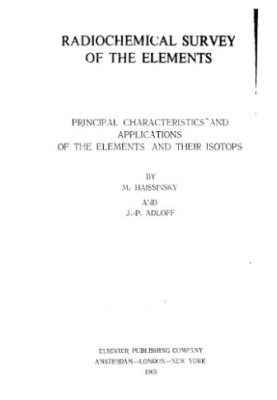 Radiochemical Vocabulary of Elements