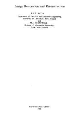 Image recovery and reconstruction