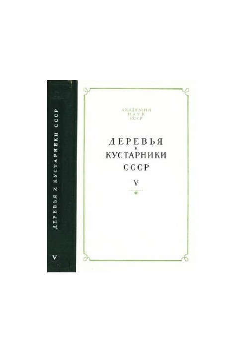 Деревья и кустарники СССР. Дикорастущие, культивируемые и перспективные для интродукции