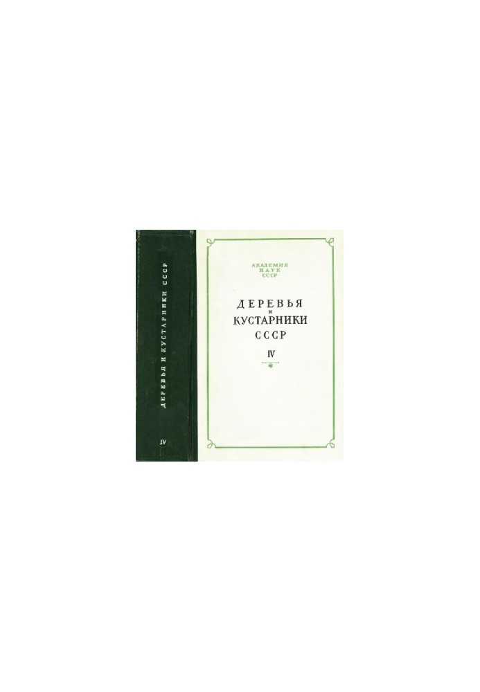 Деревья и кустарники СССР. Дикорастущие, культивируемые и перспективные для интродукции