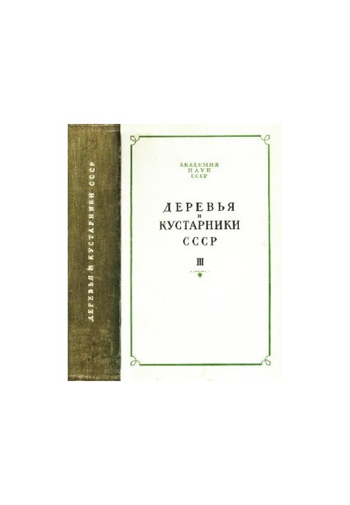 Деревья и кустарники СССР. Дикорастущие, культивируемые и перспективные для интродукции