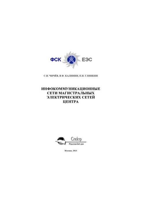 Information and communication networks of the main power grids of the Center. Monograph