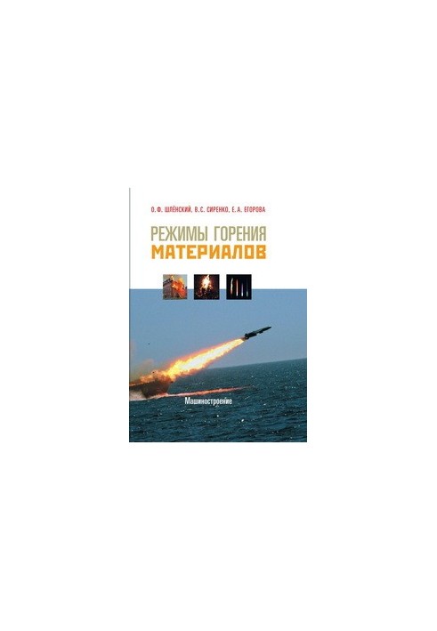 Режимы горения материалов