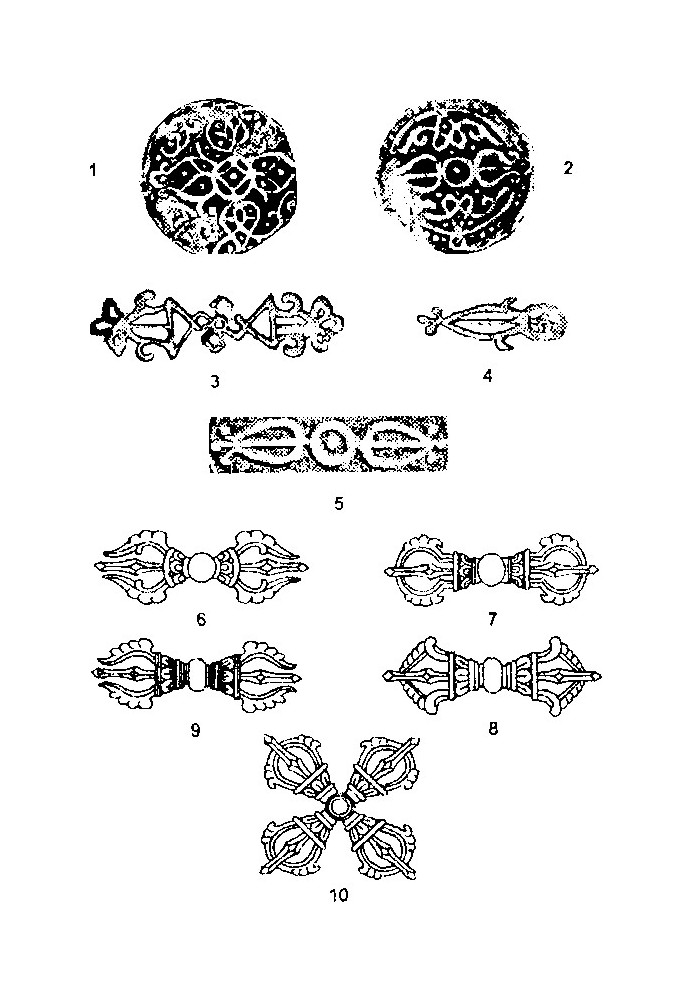 Vajra on coins of the Chagataid state