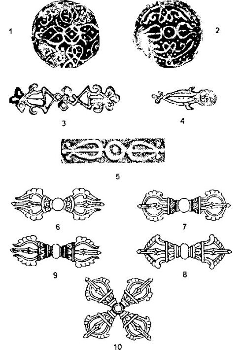 Vajra on coins of the Chagataid state