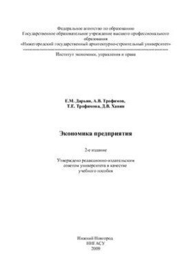 Economy of the enterprise