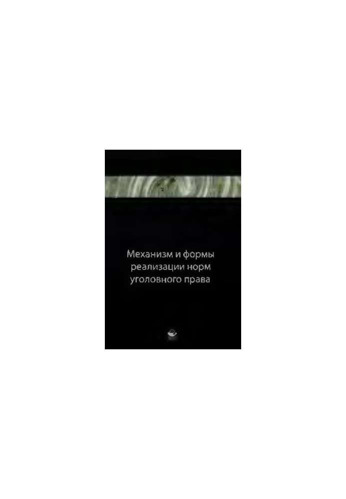 Mechanism and forms of implementation of criminal law