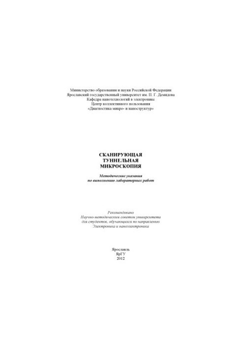 Сканирующая туннельная микроскопия (80,00 руб.)