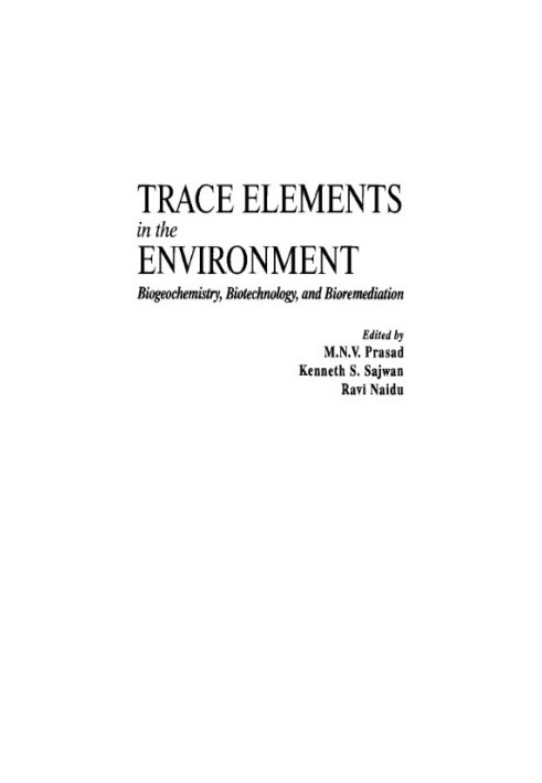 Micronutrients in the environment. Biogeochemistry, biotechnology and bioremediation