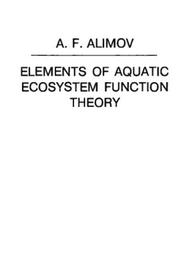 Elements of the theory of functioning of aquatic ecosystems