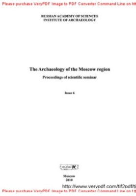 Archeology of Moscow Region. Issue 6