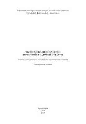 Economy of oil and gas industry enterprises