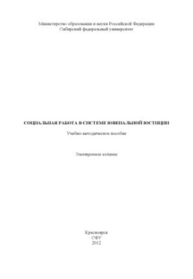 Социальная работа в системе ювенальной юстиции