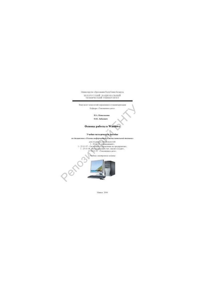 Basics of working in Windows