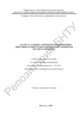 Calculation of steel elements exposed to axial force and bending torques according to SSP EN Eurocode 3