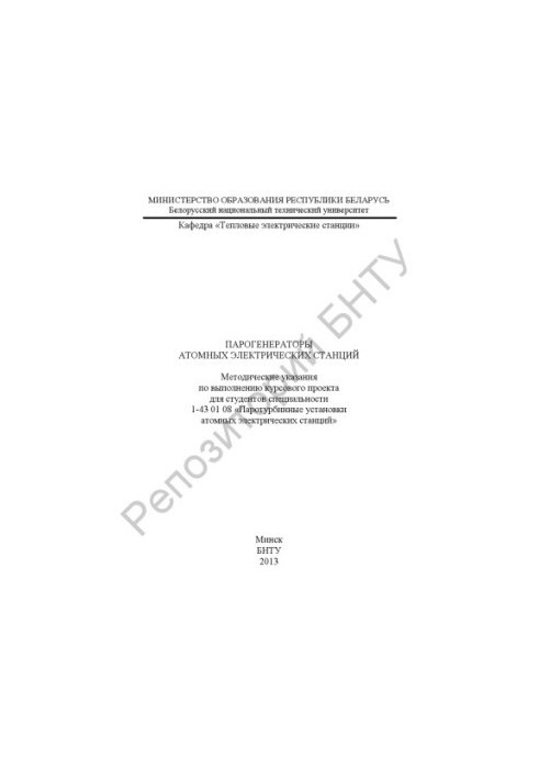Steam generators of nuclear power plants