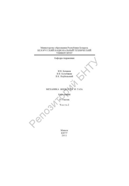 Механіка рідин і газів. У 4 т. Т. 2