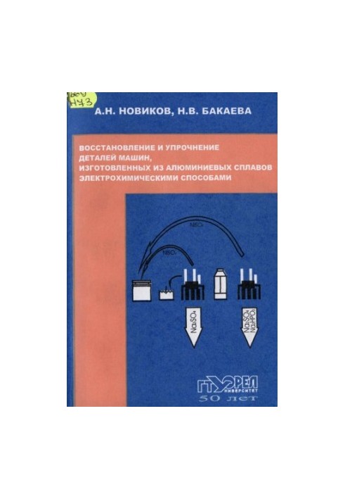 Відновлення та зміцнення деталей машин, виготовлених з алюмінієвих сплавів, електрохімічними методами