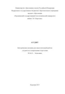 Audit (SR 38.04.01)
