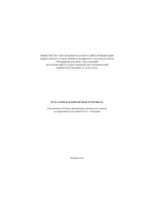 Accounting financial statements