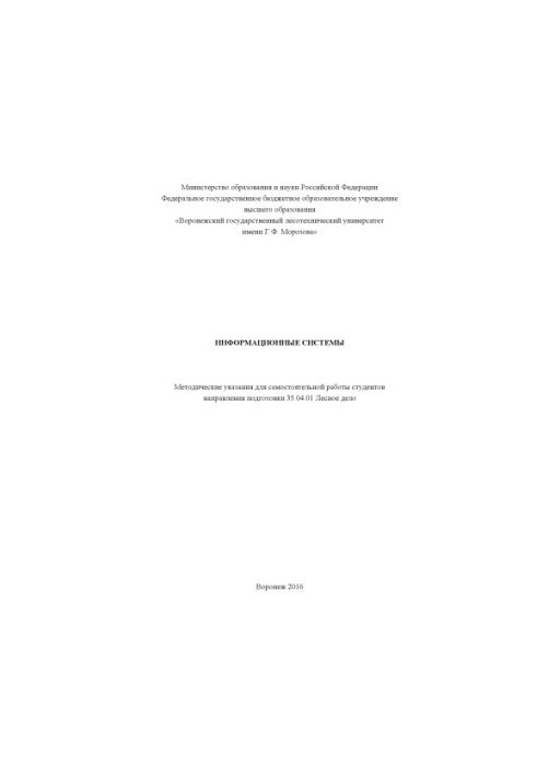 Информационные системы
