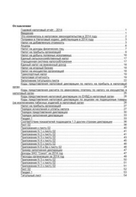Annual Tax Report
