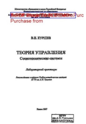 Теория управления. Социотехнические системы