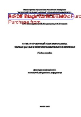 Structured SQL query language for databases in multi-user systems