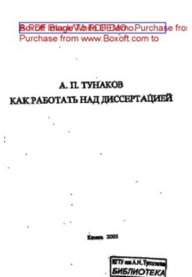 How to Work on a Dissertation