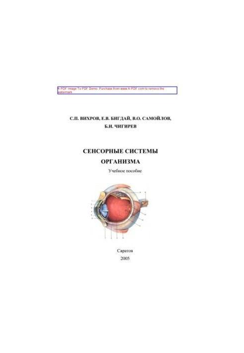 Sensory systems of the body. Tutorial