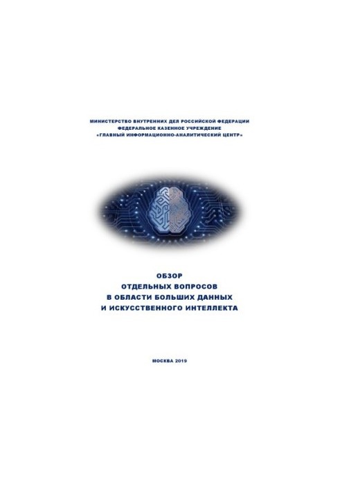 Overview of individual issues in the field of big data and artificial intelligence.