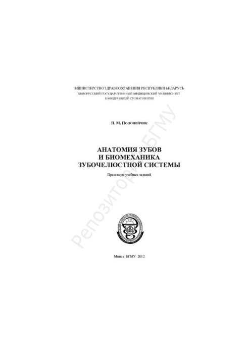 Анатомия зубов и биомеханика зубочелюстной системы