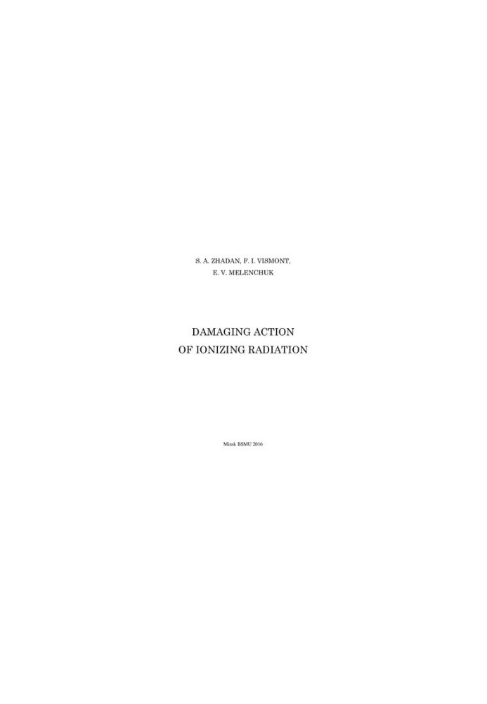 Harmful effects of ionizing radiation